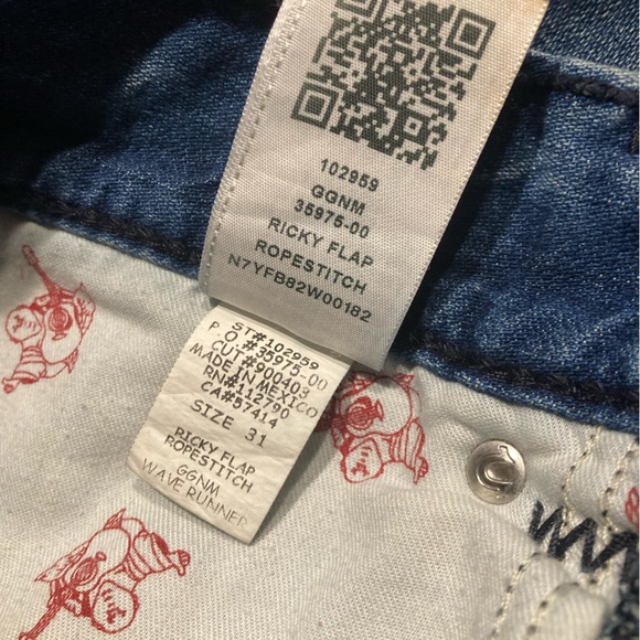 True Religion Ricky Ropestitch in “WAVE RUNNER” size 31x34 unaltered - Picture 6 of 9